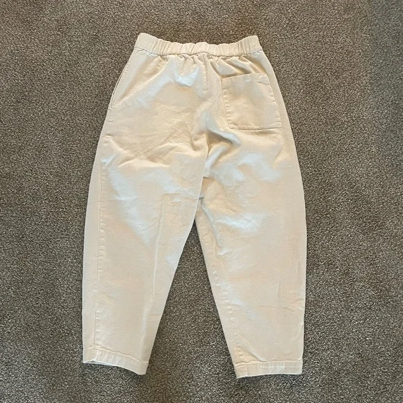 7115 by Skezi Cotton Cream Barrel Pant - Picture 4 of 5